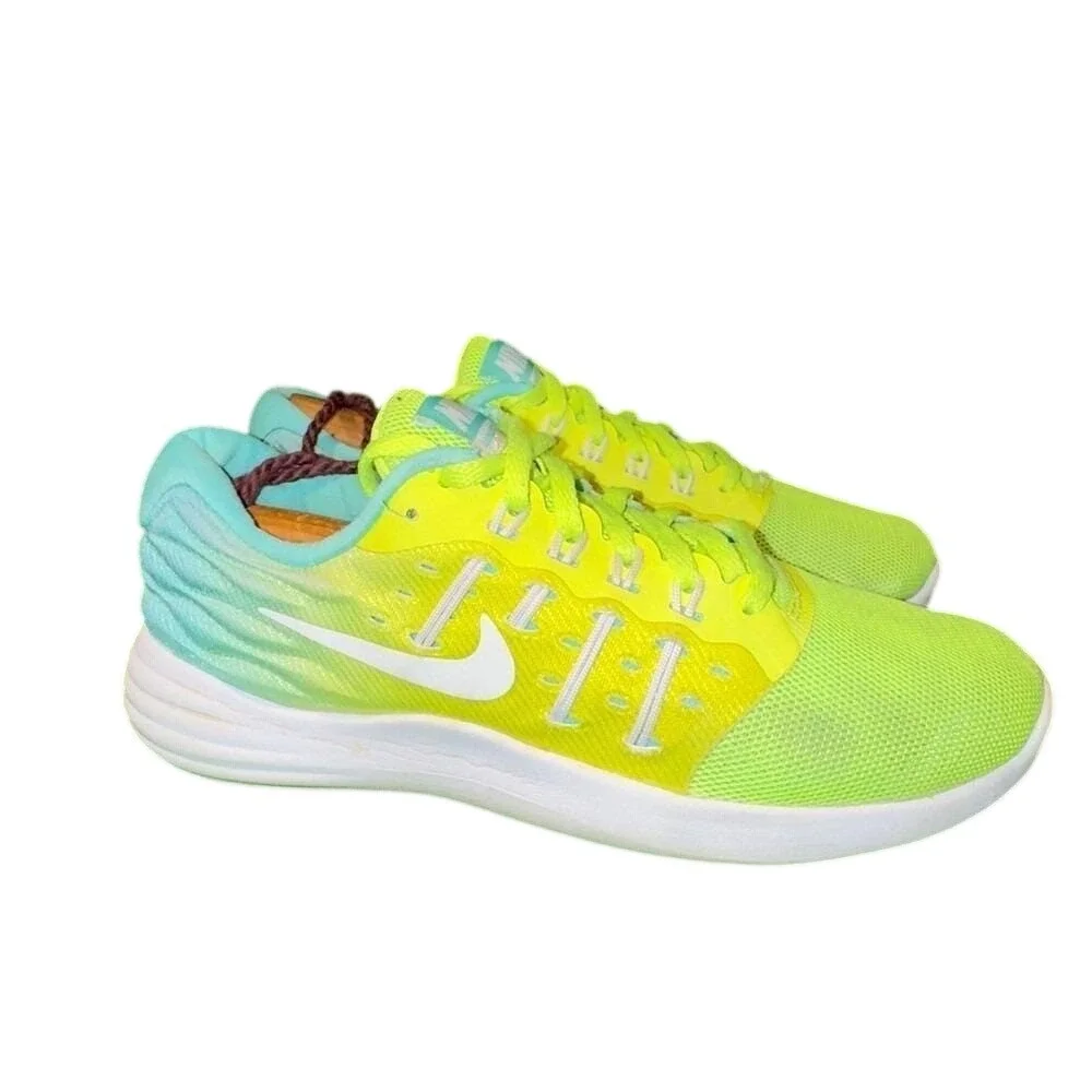 Nike Lunarstelos Womens Running‎ Shoes Volt Yellow Teal 844736-700